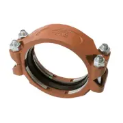 Anvil 390007375 2-1/2" Ductile Iron Roughneck Coupling Plain-End Pipe