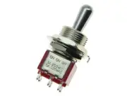 SALECOM Guitar/AMP Fat Bat Toggle Switch DPDT 6 Pin 3 Way ON ON ON Sealed Guitar