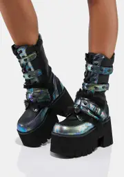 [Demonia] Trippy Love Platform Boots