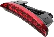 Front Rear Turning Indicator Lights Tail Light Rear, for Edge Turn Signal Indicator, for XL 883 1200 Lamp Rear Reverse Brake Stop Lamp Mortorcycle 12V Motorcycle Turn Signal Lights(BLACK Red)