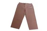 Nina Leonard Capri Pants Womens Extra Large XL Pink Stretch Viscose Straight
