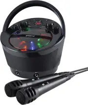 Groov-E Portable Party Karaoke Boombox Machine with CD Player, Bluetooth Wireles