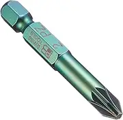 PB Swiss Design E6.3 1/4 Inch Drive Pozidrive PrecisionBit, PZ2 x 50 mm