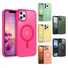 For iPhone 11 12 13 14 15 16 Pro Max Magnetic Shockproof Rugged Phone Case Cover