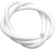 Flexible Rubber Hose, 1Meter ID 2 3 4 5 6 8 10 12mm Silicone Vacuum Tubing Hose Line, Soft Drink Pipe for Brewing(White,7 * 5MM)