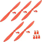 PERSELOSO 5 Pack Plastic Model Airplane Propellers Mini Spiral Rc Helicopter DIY Accessories Replacement Parts for Rc Toys