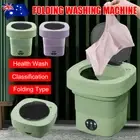Mini Washing Machine Bucket Folding Portable Laundry Machine Clothes Washing 11L