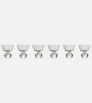 [Serax] Serax Eternal Snow Medium set of 6 glasses by Bela Silva