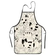 Cat Apron Cute Aprons for Cooking Aprons for Women Cat Lovers Gifts Kitchen