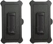 2 Pack Replacement Belt Clip Holster Compatible with OtterBox Defender Series Case for Apple iPhone 16 (6.1”)