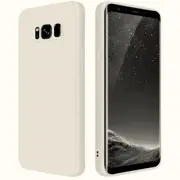 MCC For Samsung Galaxy S8 Soft Liquid Silicone Shockproof Case Cover G950 [White]