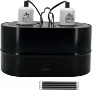 Dual Reptile Light Fixture Deep Dome,Max 150W,UV Lamp Fixture Dual Lamp Cap for