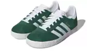 ADIDAS Originals Men's Gazelle Preloved Green Cloud White Lace up Sneakers Sz 10