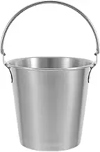 Stainless Steel Snack Bucket 0.7l French Fries Chicken Container Portable Party Accessory for Bars Picnics