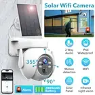 Wireless Solar Battery Powered Wifi Home Security Camera System Outdoor IP Cam