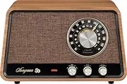 Sangean WR-101 Bluetooth Desktop Radio, Walnut Wood