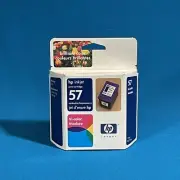 New Sealed Genuine HP Inkjet 57 tri-color Print Printer Ink Cartridge