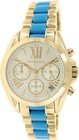 MICHAEL KORS Ladies Watch MK5908 Bradshaw Mini Chronograph Retail $275