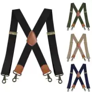 Adjustable Braces Suspenders 3.5cm Wide Trouser Straps Belt Adult