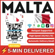 [eSIM] Malta eSIM e-SIM card Travel Sim card Tarjeta eSIM Dato Data only A+