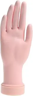 NOLITOY Nail Art Prosthetic Hand Model Right Hand Movable Fingers for Nail Building Practice Fit