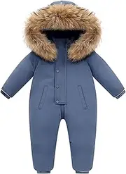 [Legou] Children's down one-piece suit 1-6 years thick men's and women's down ski suit one-piece suit