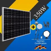 18V 350W Fixed Solar Panel Kit Mono Home Caravan Camping Power Battery Charging
