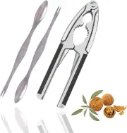 Nut Crackers for All Nuts,Walnut Cracker Heavy Duty Shell Seafood Pecan Walnut C
