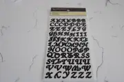Recollections Curve Upper/Lower Case Letters/Numbers Symbols Scrapbooking Crafts