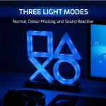 索尼PS5LOGO信仰燈PS4音樂呼吸燈按鍵氛圍燈ICONS LIGHT XL裝飾燈