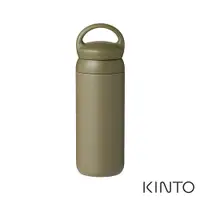 在飛比找PChome24h購物優惠-日本KINTO 提式輕巧保溫瓶 500ml-灰綠
