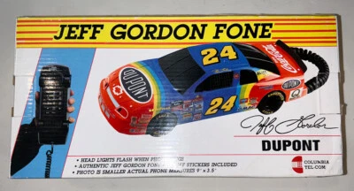 Vintage Columbia Tel-Com Jeff Gordon 24 Nascar Dupont Coca-Cola Phone Fone NIB!