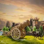 Wooden Wheeled Siege Artillery KW801