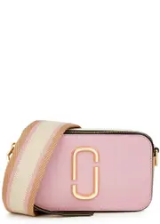 Marc Jacobs The Colourblock Snapshot Leather Cross-body bag - Pink One Size