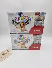 2x Prismatic Evolutions Sealed Costco ETB Booster Bundle In Hand Ships Now