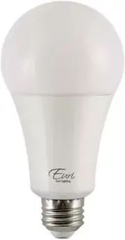 Euri Lighting LED A21 17W Dimmable 90+ CRI 3000K Soft White E26 Base Pack of 50