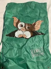 Gremlins Gizmo Tote Bag Green Mogwai Backpack Drawstring Loot Crate New w/ tags
