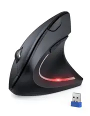 Ergonomic Mouse, 4800 DPI Wireless Vertical Mouse with 5 Adjustable DPI Level...