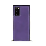 Cross body Lanyard Cover for Samsung Galaxy Note20 Case - Purple
