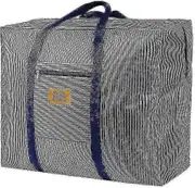 Storage Bags With Zips, Duvet Storage Bag, Large Storage Bags For Clothes, Bedding, Quilt, Blankets, Moving, Made Of Better, Comfortable Andblue Fabri