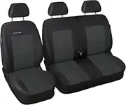 DKMOTO DK85AP1 Tailored Van Seat Covers for Vauxhall Vivaro , Nissan Primastar , Renault Trafic 2001 - 2014