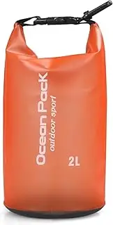 [Generic] Daseeme 2L / 5L / 10L / 15L / 20L Foldable Waterproof PVC Dry Bag Backpack for Swimming Rafting Kayaking Boating Fishing Storage Bag