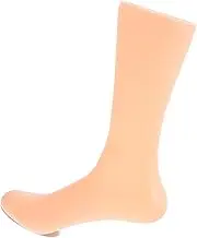 Plastic Foot Model for Sock and Shoe Display Realistic Male Right Foot Mannequin for Jewelry and Ankle Chain Showcase Reusable Thickened Design for Retail and Photography
