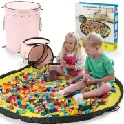 STUDLLY Toy Storage Basket with Slide and Large Play Mat for Boys and Girls B...