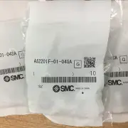 A● 10 pcs SMC AS2201F-01-04SA Speed controller, New