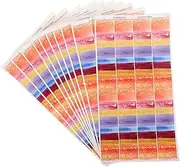 HOMSFOU 10sheets Border Stickers Self-adhesive Decorative Trim for Bulletin Boards Smooth for Crafts Classroom and Office Decor