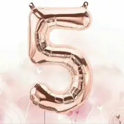 1*40cm 5 Letter Balloon Black Rose Gold Team Bride Hens Party Sash Sashes Girls Do Night Bachelorette AU
