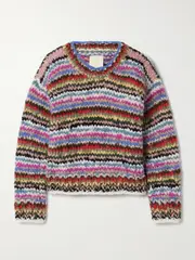 [Suzie Kondi] Suzie Kondi - Jooshi Striped Cashmere Sweater - Multi - medium medium Multi