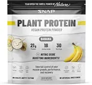 Organic Plant Based Vegan Protein Powder Nitric Oxide Boosting Protein Powder, Vanilla Bean, BCAA Amino Acid for Muscle Growth, Performance & Recovery - 30 Servings (Chocolate)