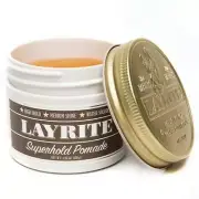 Layrite SUPERHOLD Pomade (Super Hold Hair Styling Medium Shine Wax) - 120g